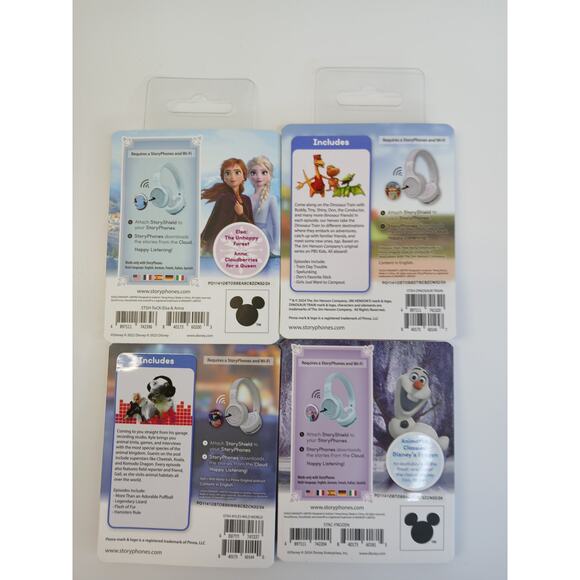 StoryPhones 4 PACK NEW Story Shields Disc Disney Headphones Storytelling SEALED - Picture 6 of 10